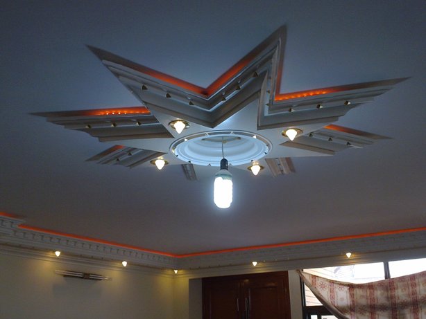 گچ بری سقف - gachbori-mahdavi