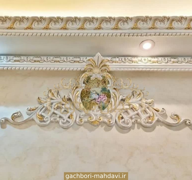 گچبری دیوار - گچبری مهدوی