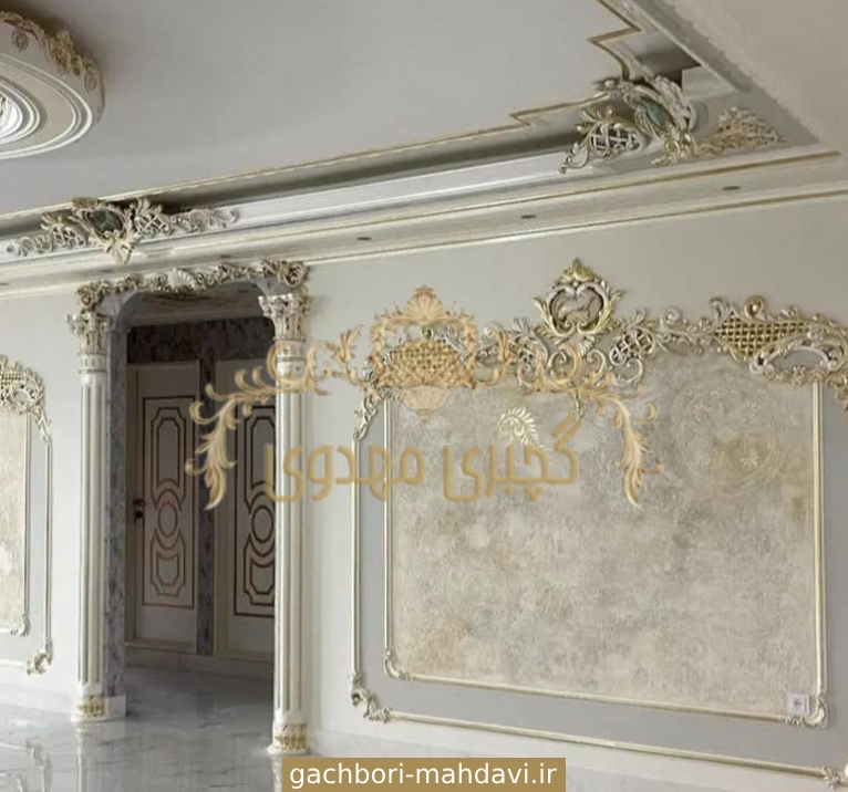 گچبری دیوار - گچبری مهدوی