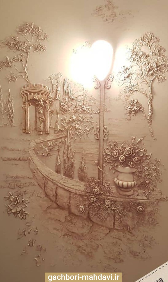 گچ کاری گچبری مدرن در گچبری مهدوی