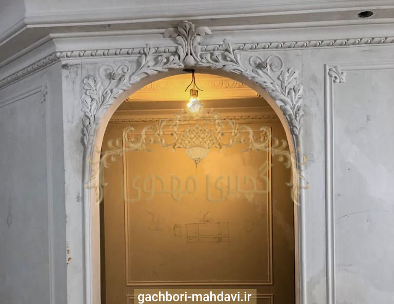 گچبری راهرو - گچبری مهدوی