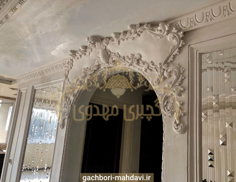 گچبری راهرو - گچبری مهدوی