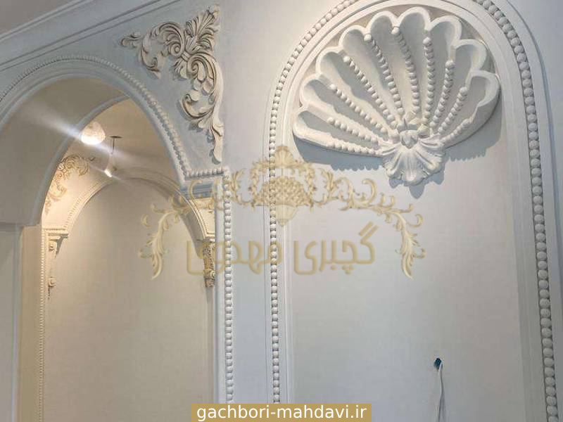 گچبری محراب-گچبری مهدوی