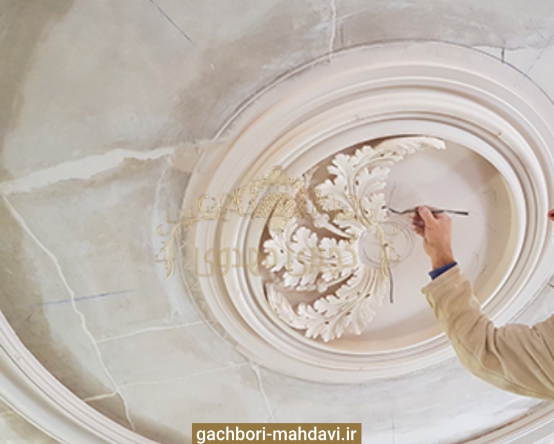 گچبری سه بعدی-گچبری مهدوی