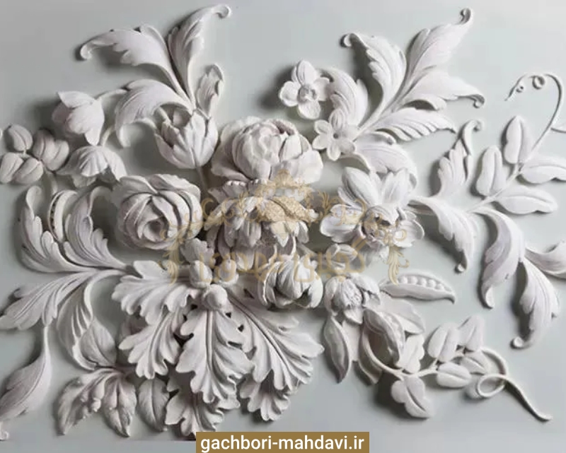 گچبری سه بعدی-گچبری مهدوی