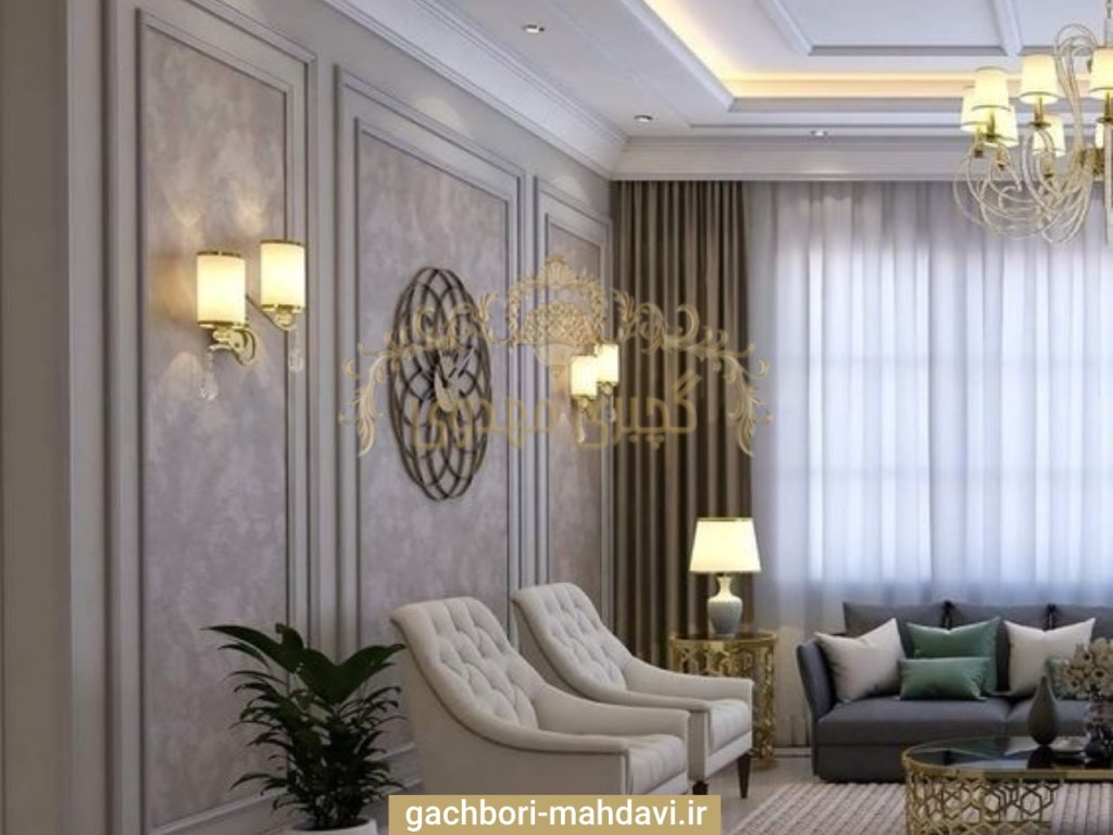 گچبری در طراحی داخلی با گچبری مهدوی