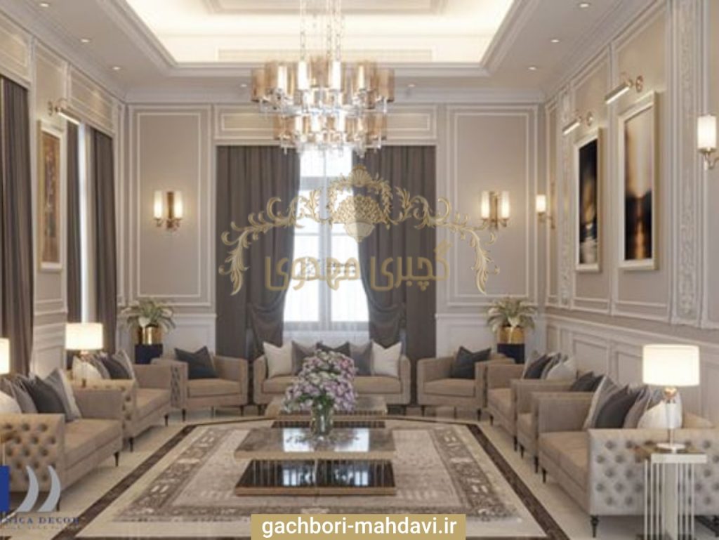 گچبری در طراحی داخلی با گچبری مهدوی