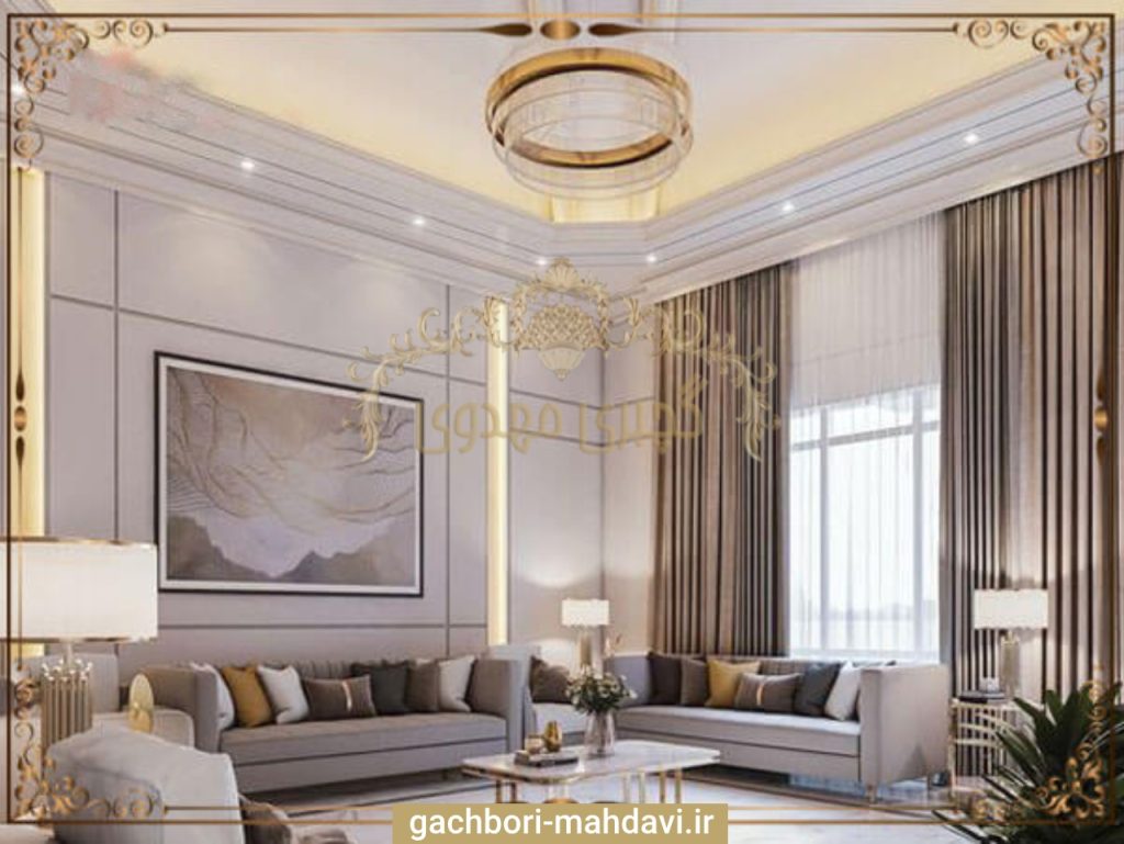 گچبری در طراحی داخلی با گچبری مهدوی