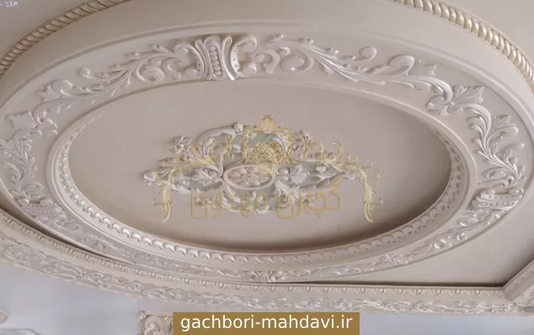 گچبری سنتی با گچبری مهدوی