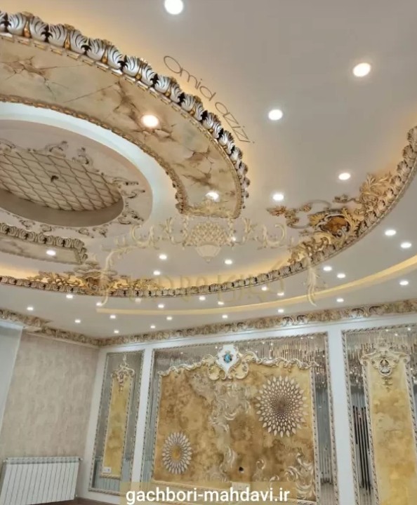 گچبری در دکوراسیون داخلی در گچبری مهدوی